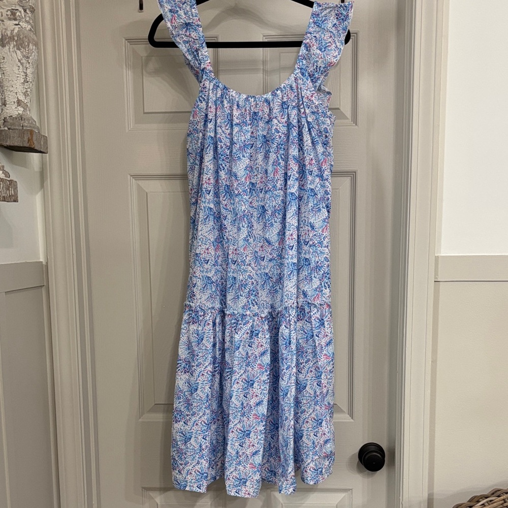 Simply Southern Blue and Pink Patterned Dress